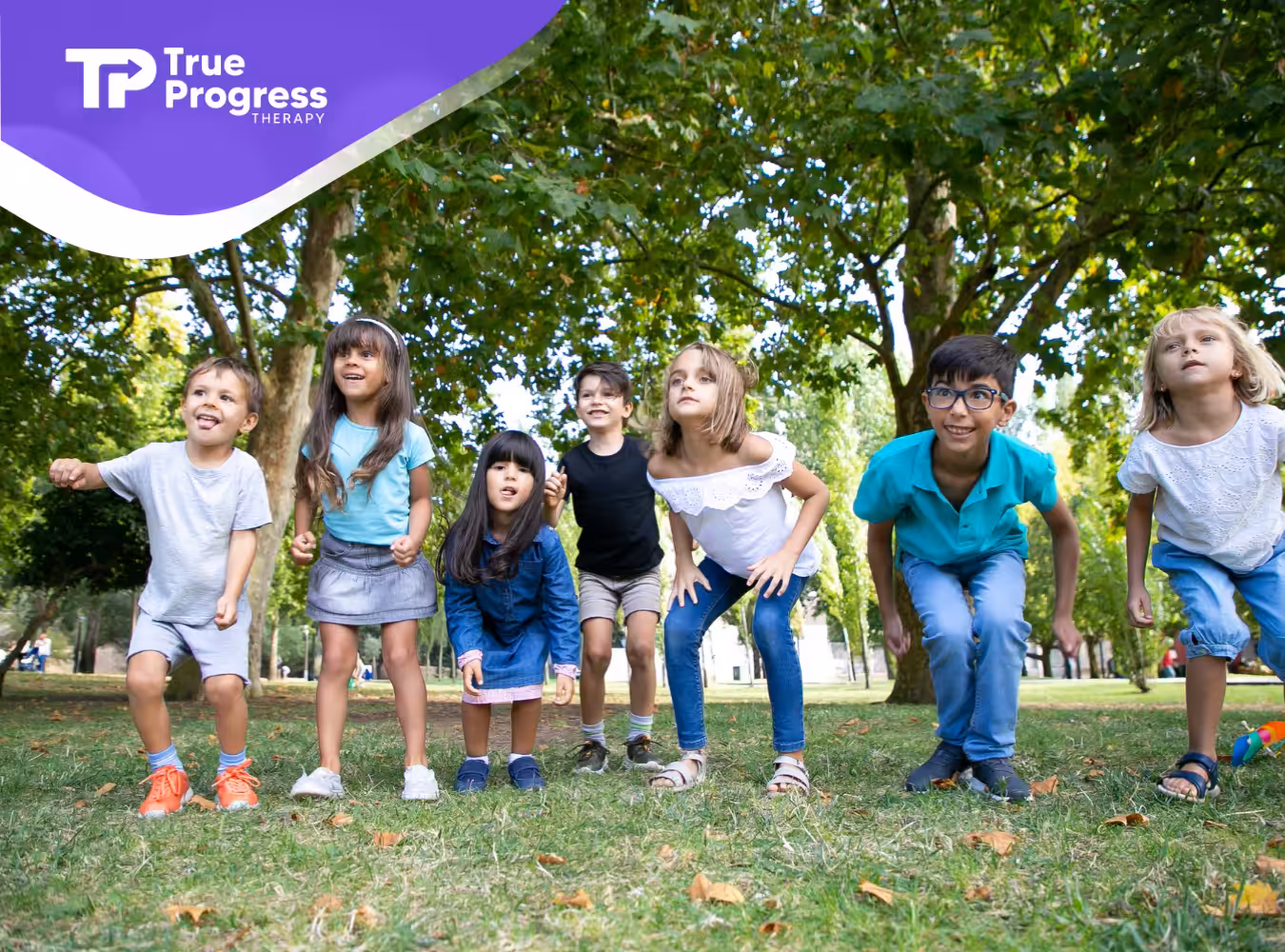 A group of children in an outdoor activity.