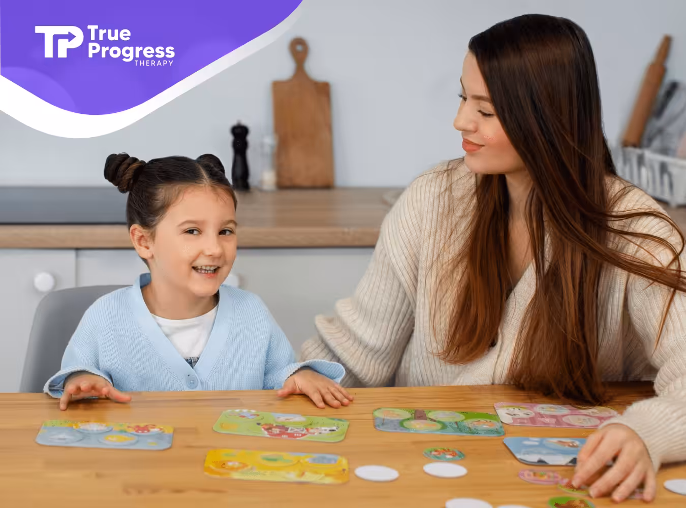 An ABA Therapist and a child with autism during their ABA therapy session
