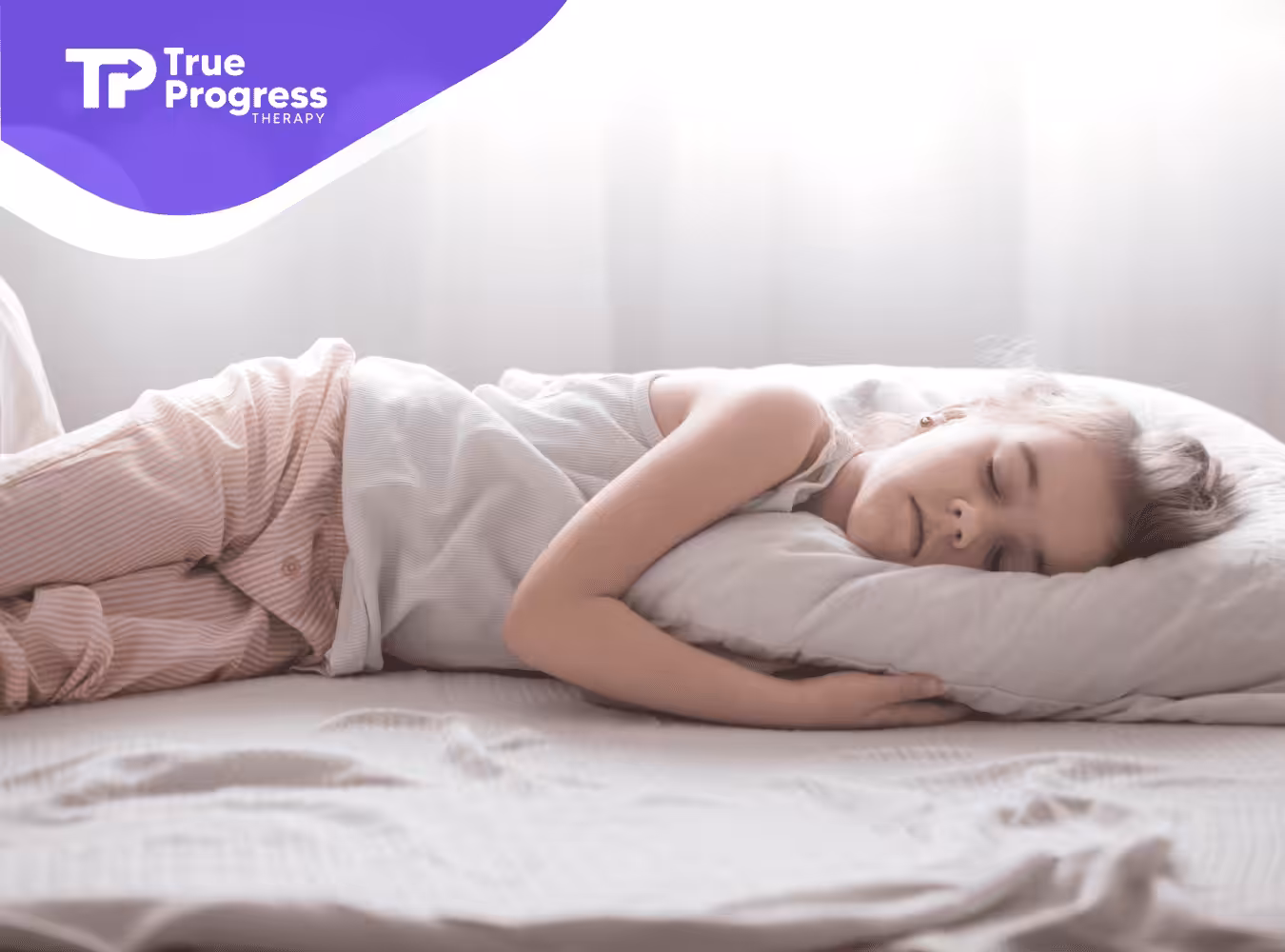 A kid with autism sleeping alone