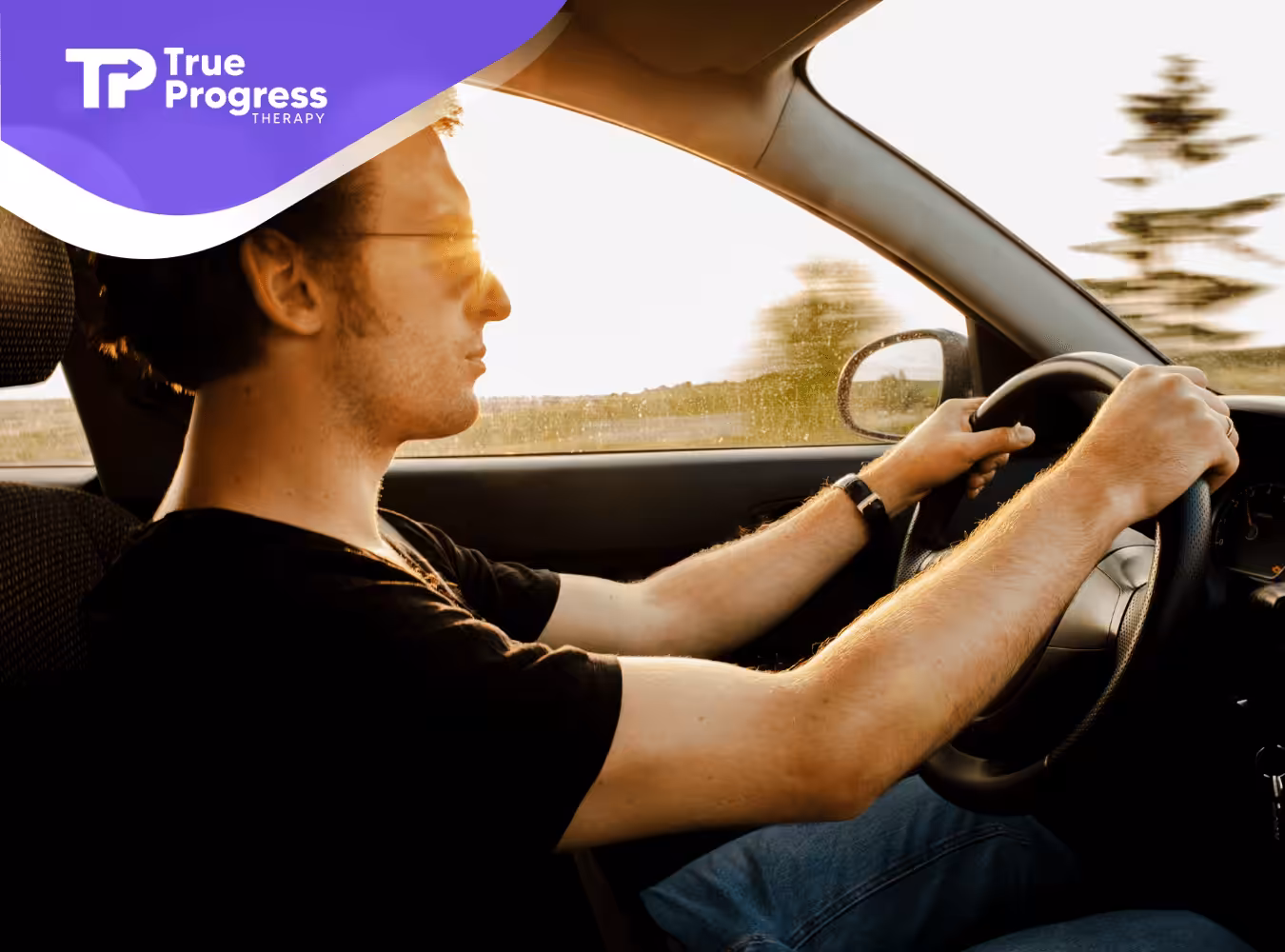 An autistic person driving